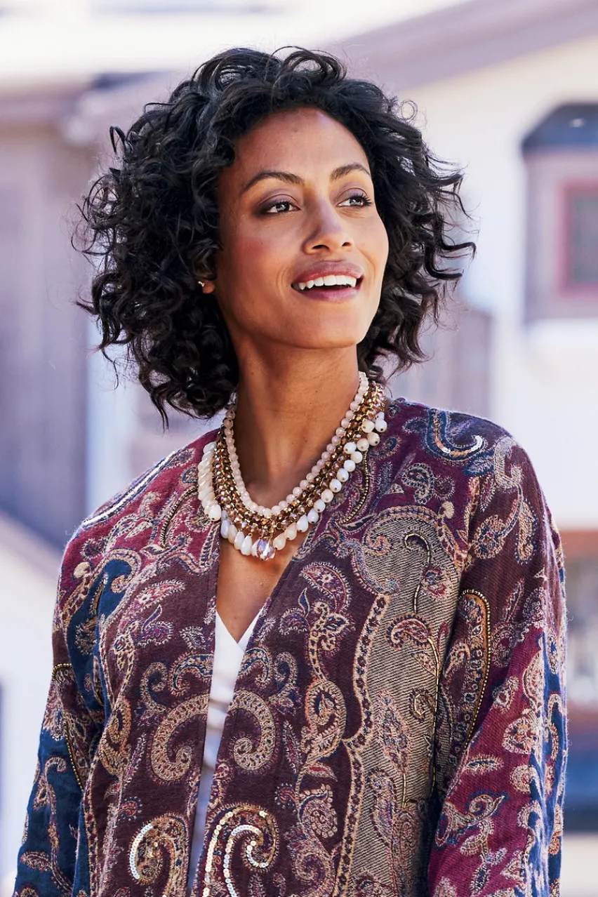 Clearance Hazel Bead Drops Necklace Jewelry|Necklaces