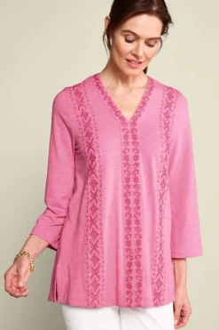 New Ingrid Embroidered Tunic Tops|Tunics & Leggings