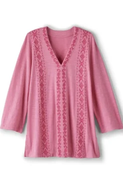 New Ingrid Embroidered Tunic Tops|Tunics & Leggings