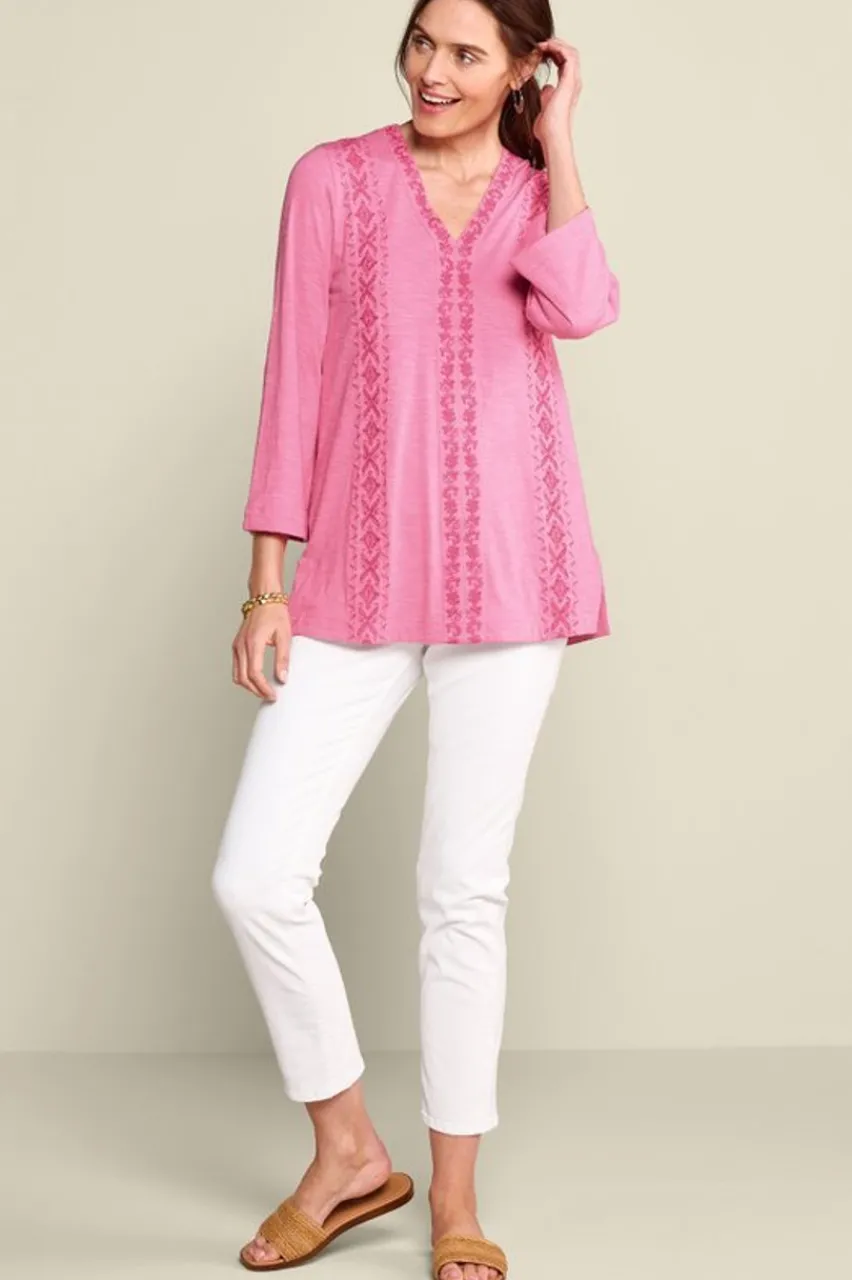 New Ingrid Embroidered Tunic Tops|Tunics & Leggings