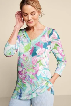 Discount Iris 3/4 Sleeve Tunic Tops|Tunics & Leggings