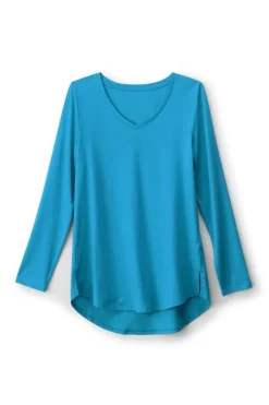 Hot Isabel Pima Long Sleeve Tee Tops
