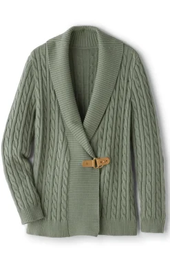 Ivey Cable Knit Cardigan Tops|Sweaters & Cardigans