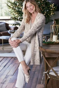 Discount Ivy Shimmer Long Cardigan Tops|Sweaters & Cardigans