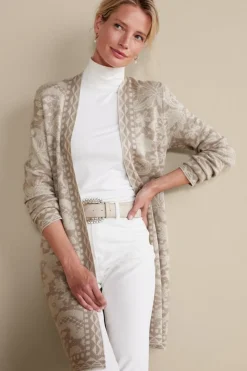 Discount Ivy Shimmer Long Cardigan Tops|Sweaters & Cardigans