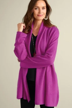 Outlet Izzy Cashmere Long Cardigan Tops|Sweaters & Cardigans