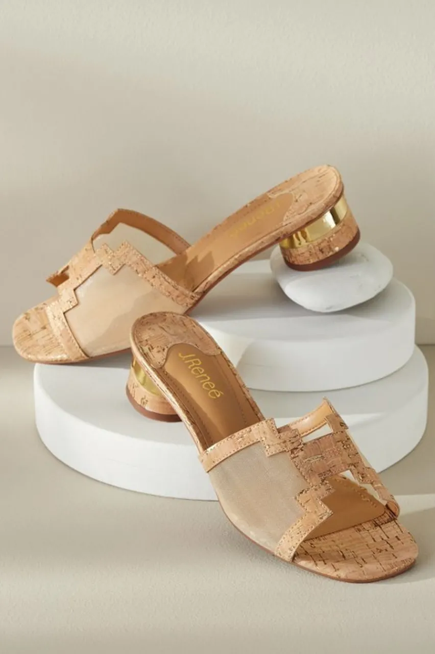 New J. Renee Amorra Mesh Slide Shoes