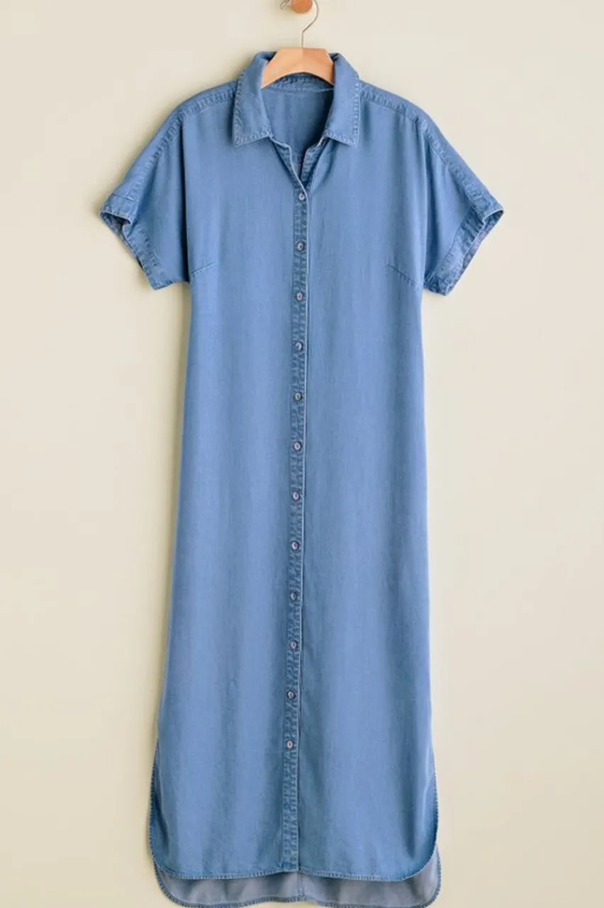 Hot Je Veux Midi Shirtdress Dresses