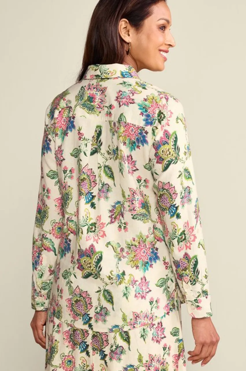 Hot Jordan Linen Blend Shirt Tops