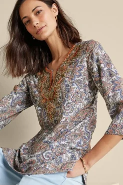 Kaimana Embellished Tunic Tops|Tunics & Leggings