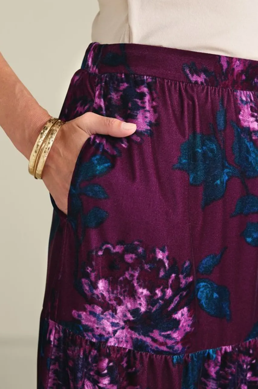 Hot Kara Velvet Skirt Skirts