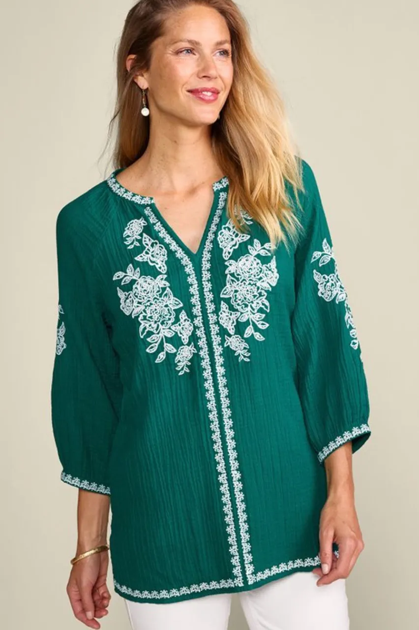 Best Katie Gauze Tunic Tops|Tunics & Leggings