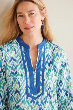 Online Kirti Ikat Tunic Tops