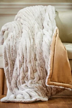 Discount La Parisienne Faux Fur Throw Bedding|Bedding Essentials