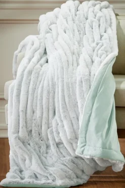 Discount La Parisienne Faux Fur Throw Bedding|Bedding Essentials