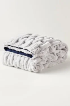 Discount La Parisienne Faux Fur Throw Bedding|Bedding Essentials
