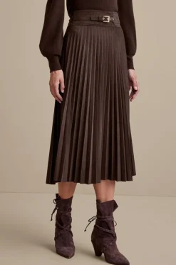 Discount Lavina Faux Suede Skirt Skirts