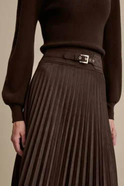 Discount Lavina Faux Suede Skirt Skirts