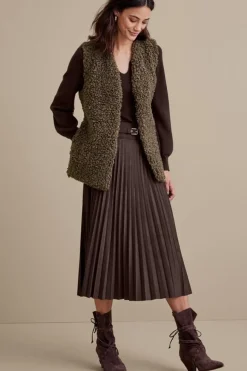 Discount Lavina Faux Suede Skirt Skirts