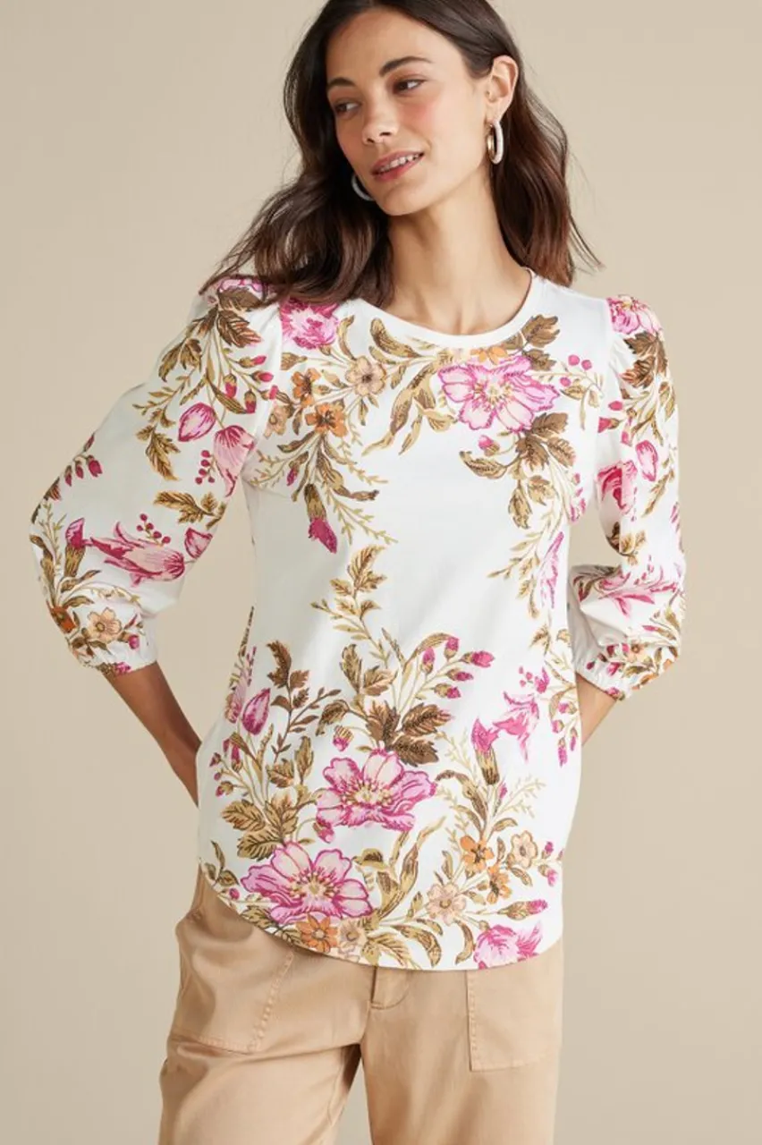 Discount Lesley Printed Top Tops