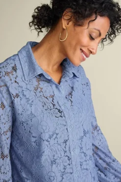 Clearance Lisa Lace Button Front Tops