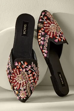 Online Lola Embellished Slides Shoes
