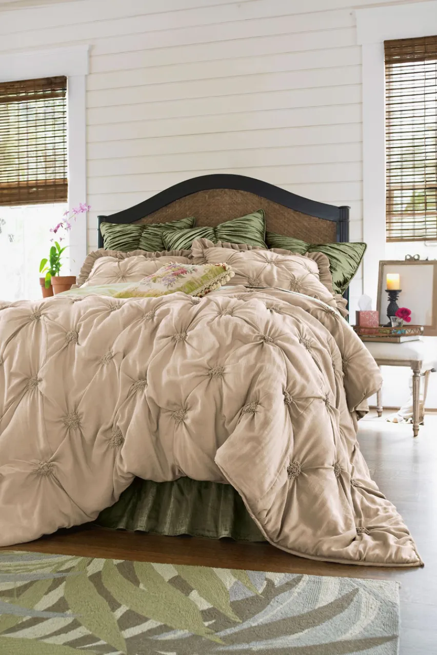 Online Lombardi Smocked Coverlet I Bedding|Bedding Collections