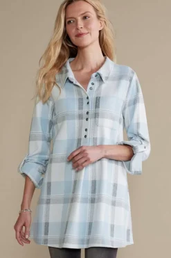 Outlet Mad About Plaid Top Tops