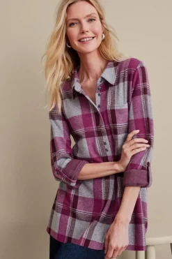 Outlet Mad About Plaid Top Tops