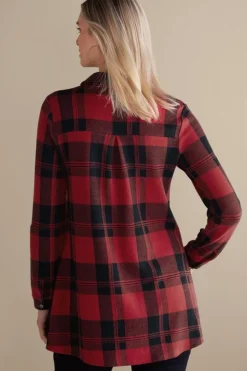 Outlet Mad About Plaid Top Tops