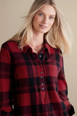 Outlet Mad About Plaid Top Tops