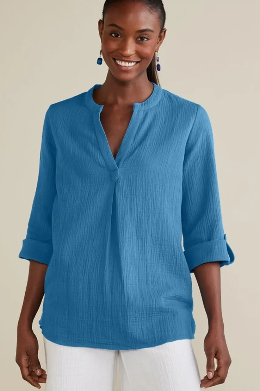 Marley Gauze Tunic Tops|Tunics & Leggings