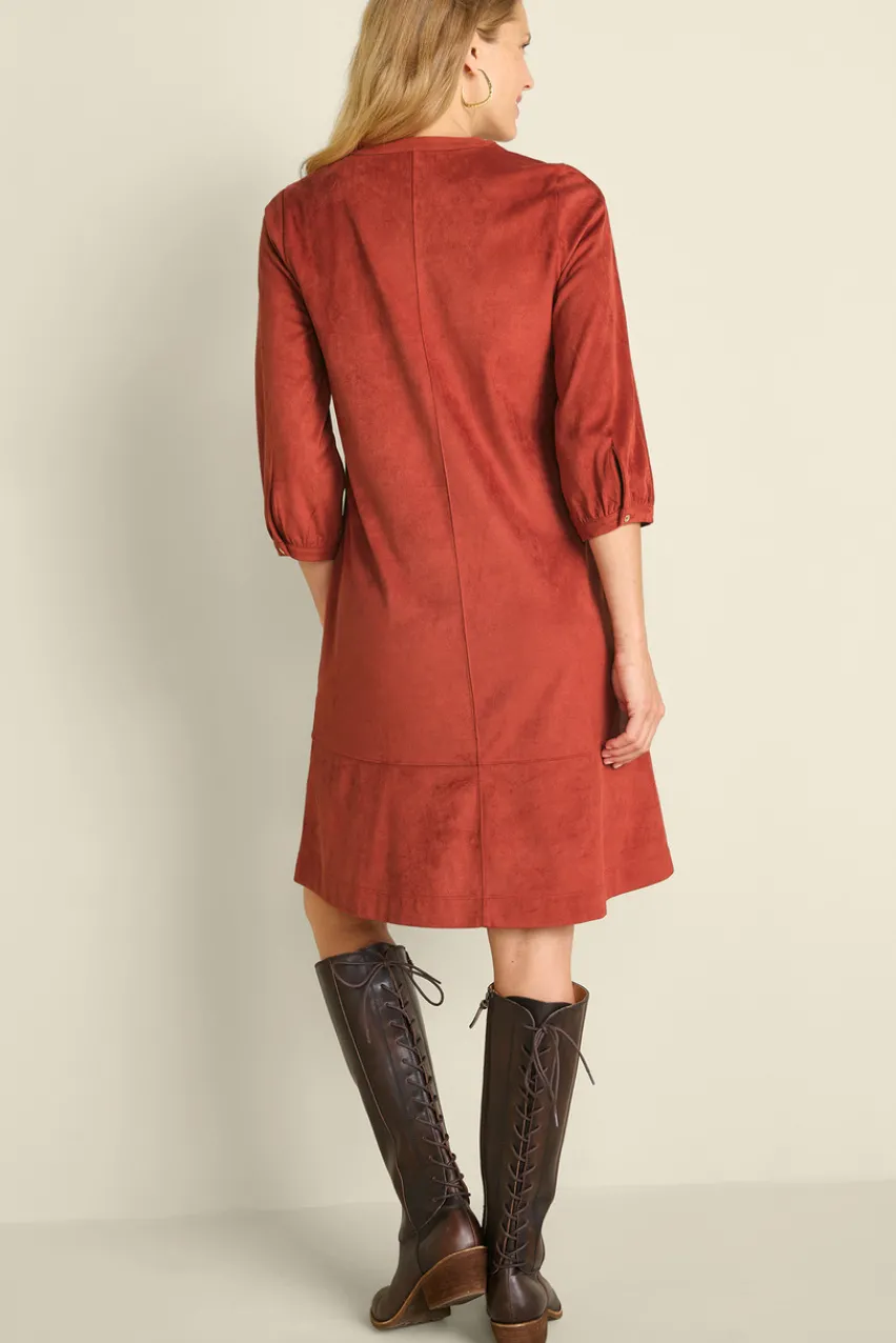 New Martine Faux Suede Dress Dresses
