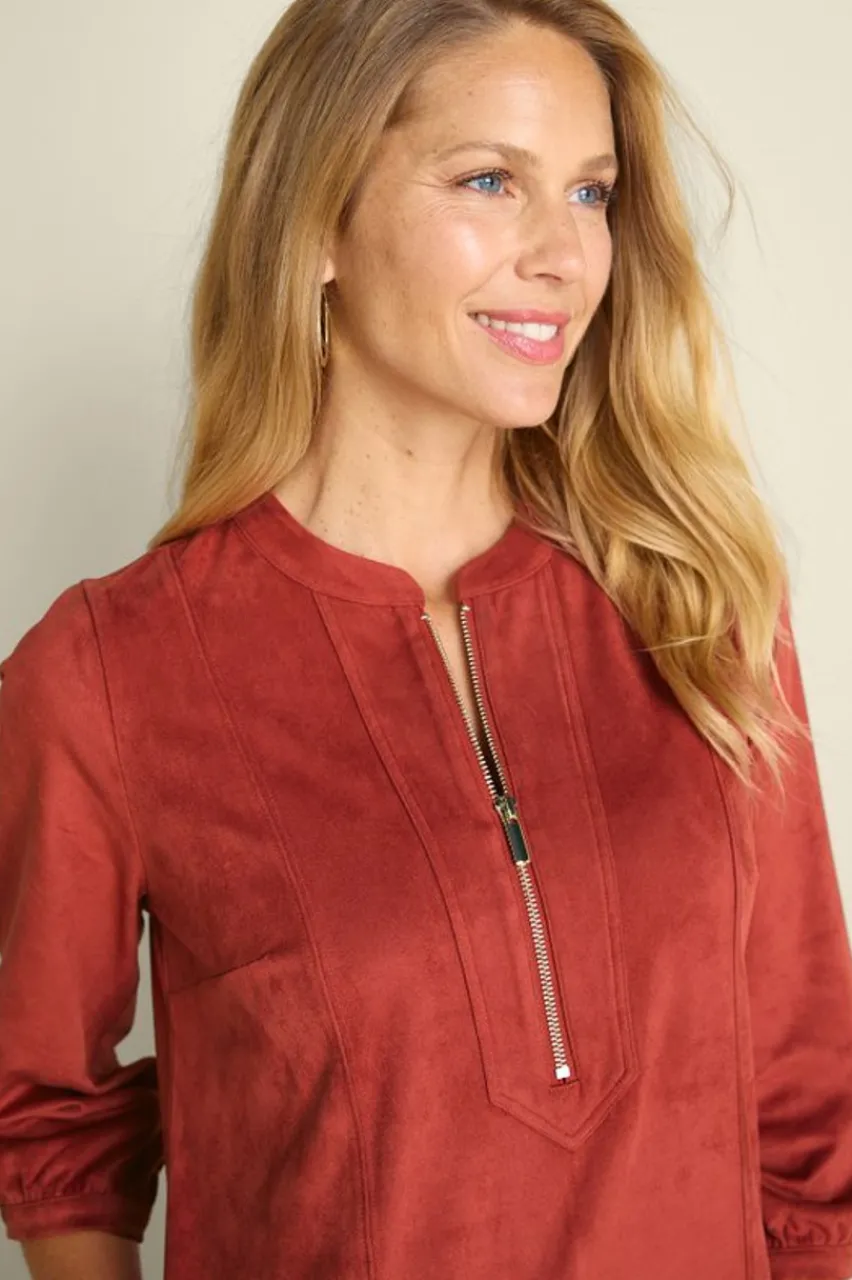 New Martine Faux Suede Dress Dresses