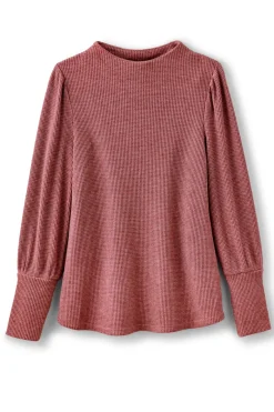 Outlet Melina Waffle Pullover Tops