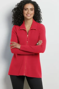 Clearance Meria Zip Cardi Tops|Sweaters & Cardigans