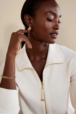 Clearance Meria Zip Cardi Tops|Sweaters & Cardigans