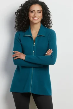 Clearance Meria Zip Cardi Tops|Sweaters & Cardigans