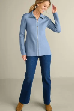 Clearance Meria Zip Cardi Tops|Sweaters & Cardigans