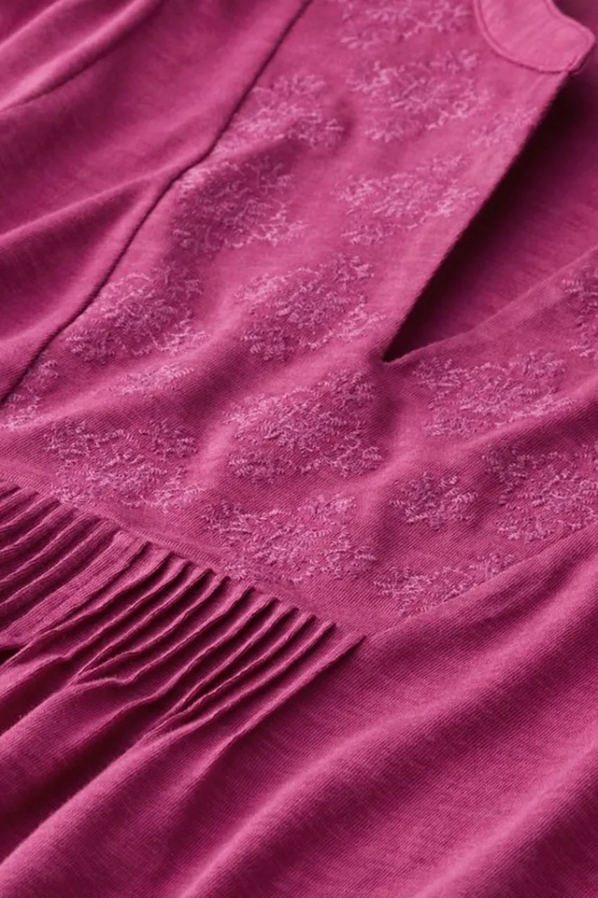 Sale Mikaela Embroidered 3/4 Sleeve Tunic Tops|Tunics & Leggings