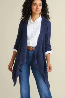 Clearance Minah Cable Knit Cardigan Tops|Sweaters & Cardigans