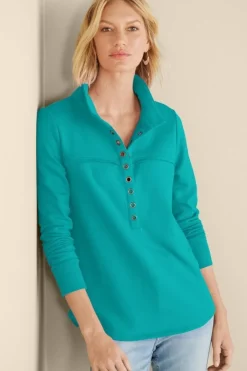Best Neera French Terry Tunic Tops