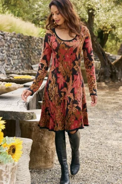 Hot Nelia Jacquard Sweater Dress Dresses