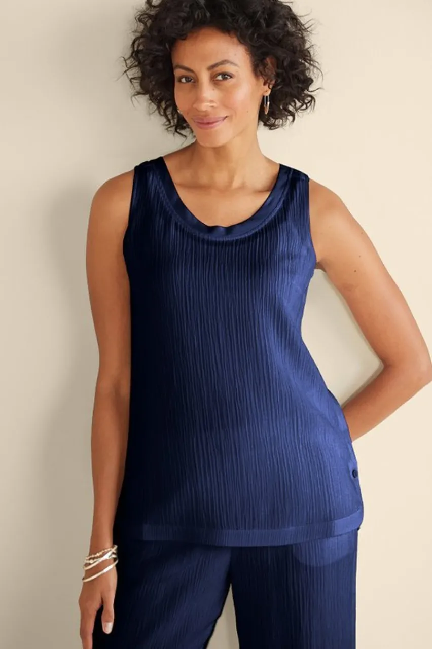 Hot Oceo Gauze Tank Tops