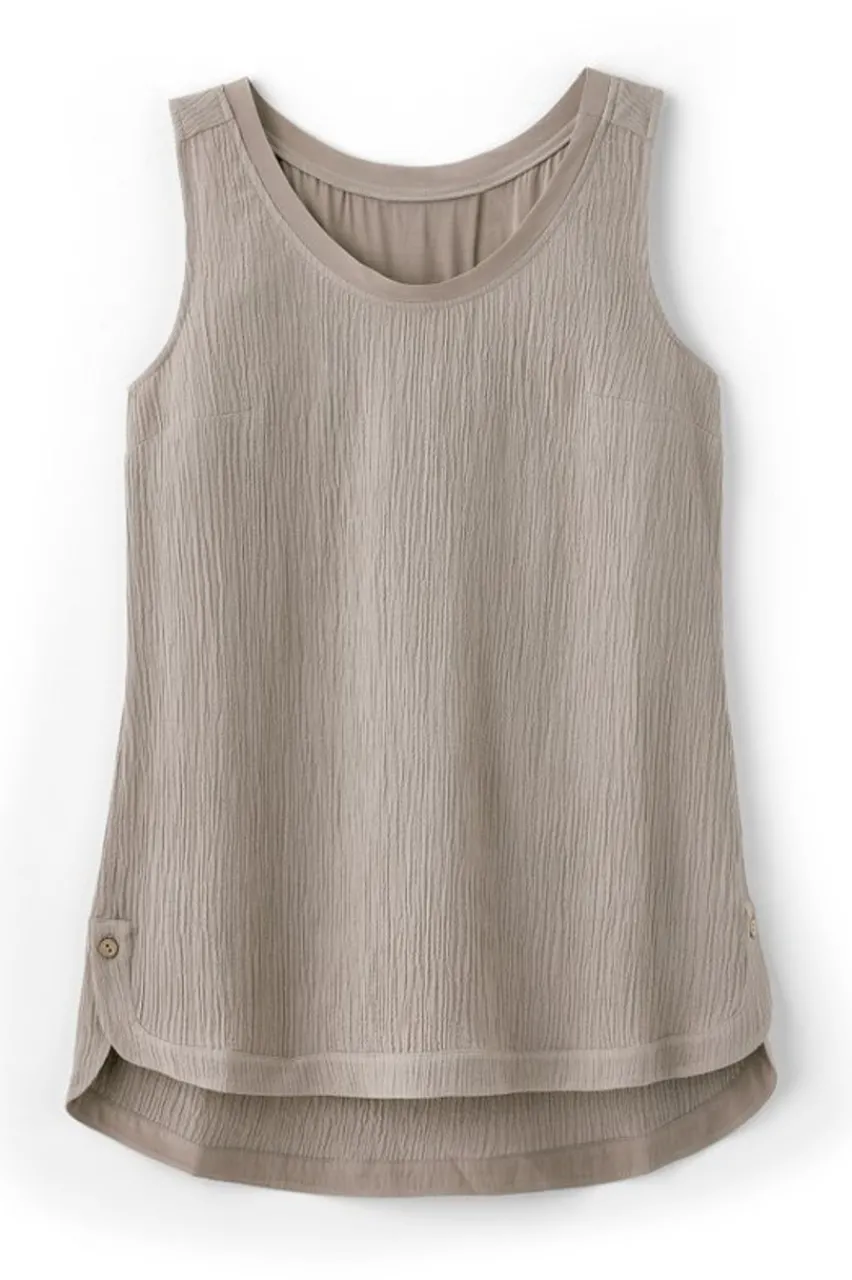 Hot Oceo Gauze Tank Tops