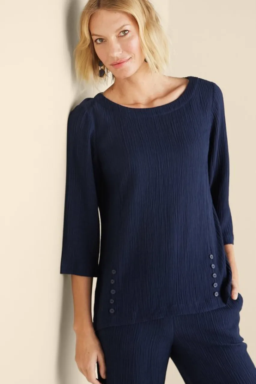 Hot Oceo Gauze Tunic Tops|Tunics & Leggings