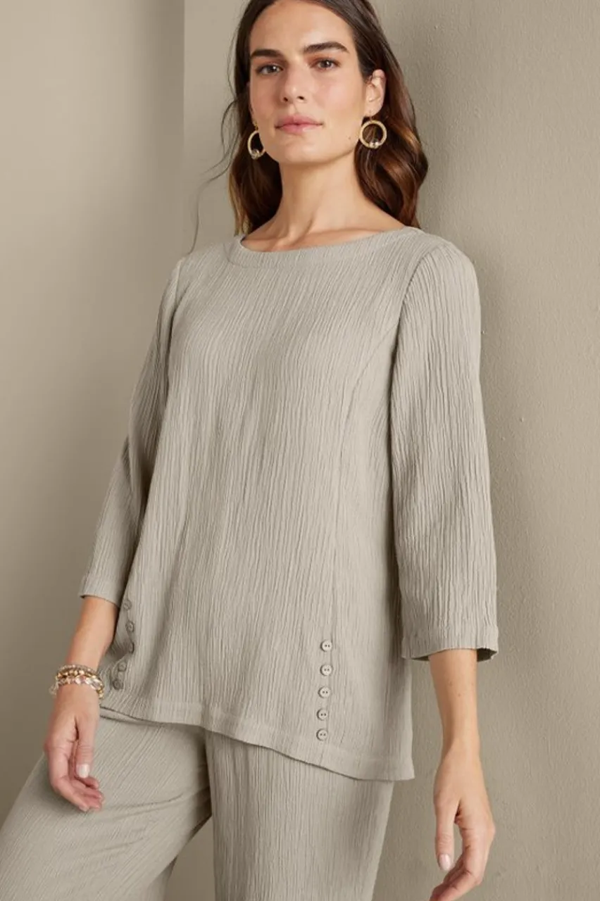 Hot Oceo Gauze Tunic Tops|Tunics & Leggings