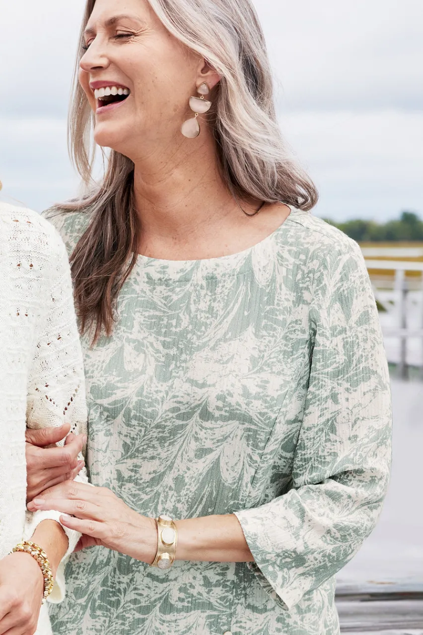 Hot Oceo Gauze Tunic Tops|Tunics & Leggings