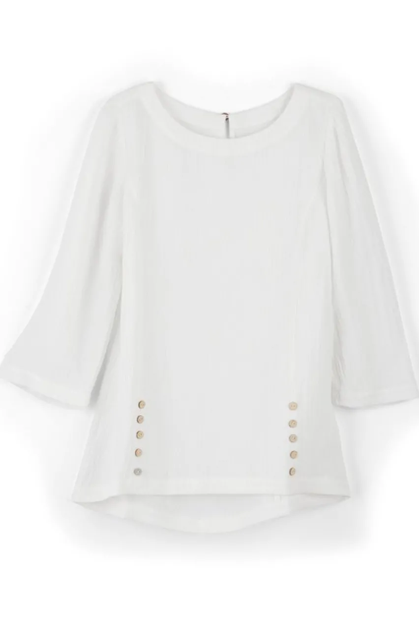 Hot Oceo Gauze Tunic Tops|Tunics & Leggings