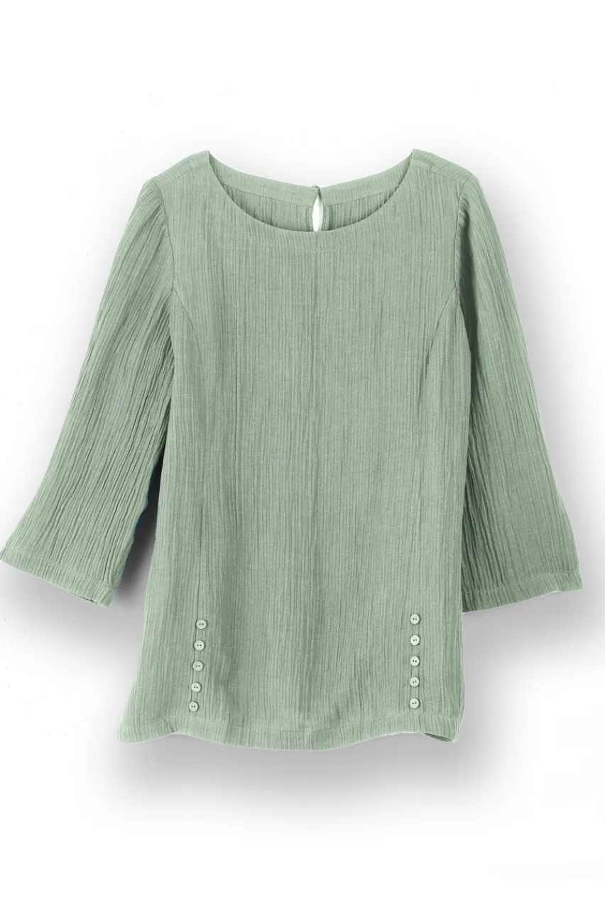 Hot Oceo Gauze Tunic Tops|Tunics & Leggings